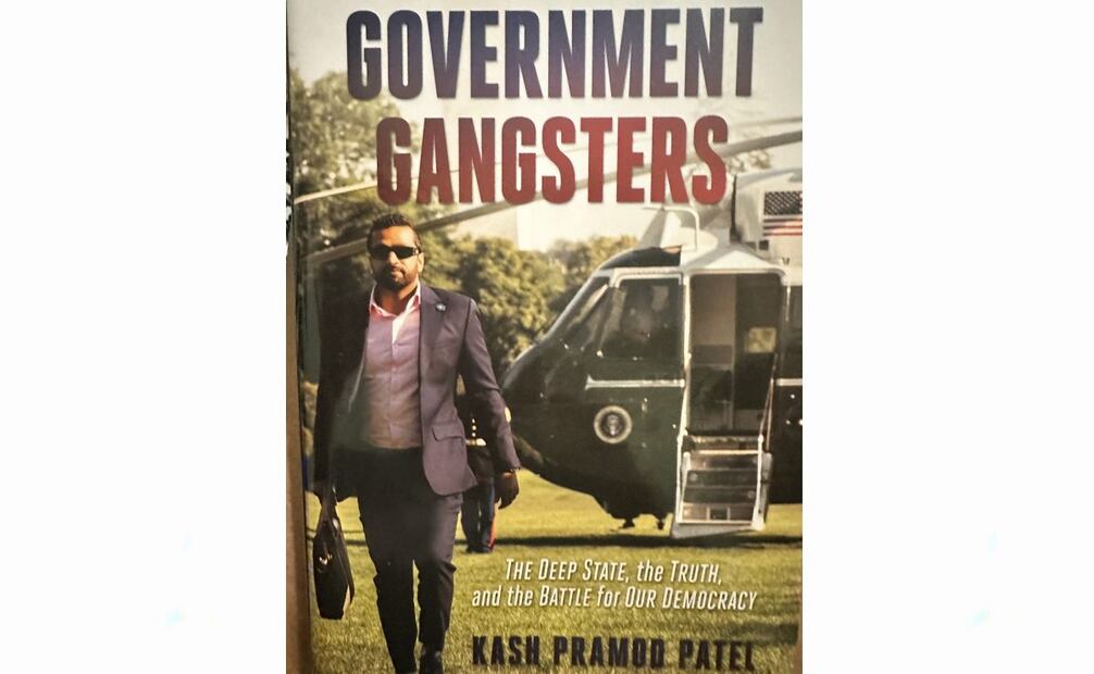 "Gobernadores gánsters", libro del funcionario Kash Patel. (22/01/25) Foto: X