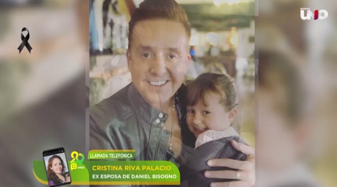 Daniel Bisogno amaba profundamente a su hija, su exesposa Cristina Riva Palacio compartió que eran igualitos y que había una conexión muy especial entre ellos.