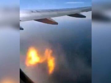 VIDEO: En pleno vuelo, explota turbina de avión Viva Aerobús; aterriza de emergencia en Puerto Vallarta