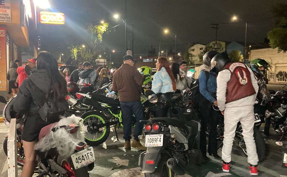 Rodada del Terror CDMX. Foto: Gaspar Betancourt. EL UNIVERSAL