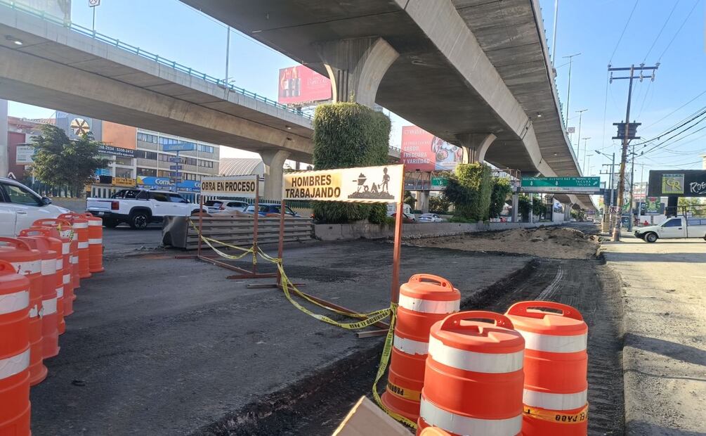 Esta será la primera repavimentación en el Periférico Norte con concreto hidráulico. Foto: Gisela González / EL UNIVERSAL