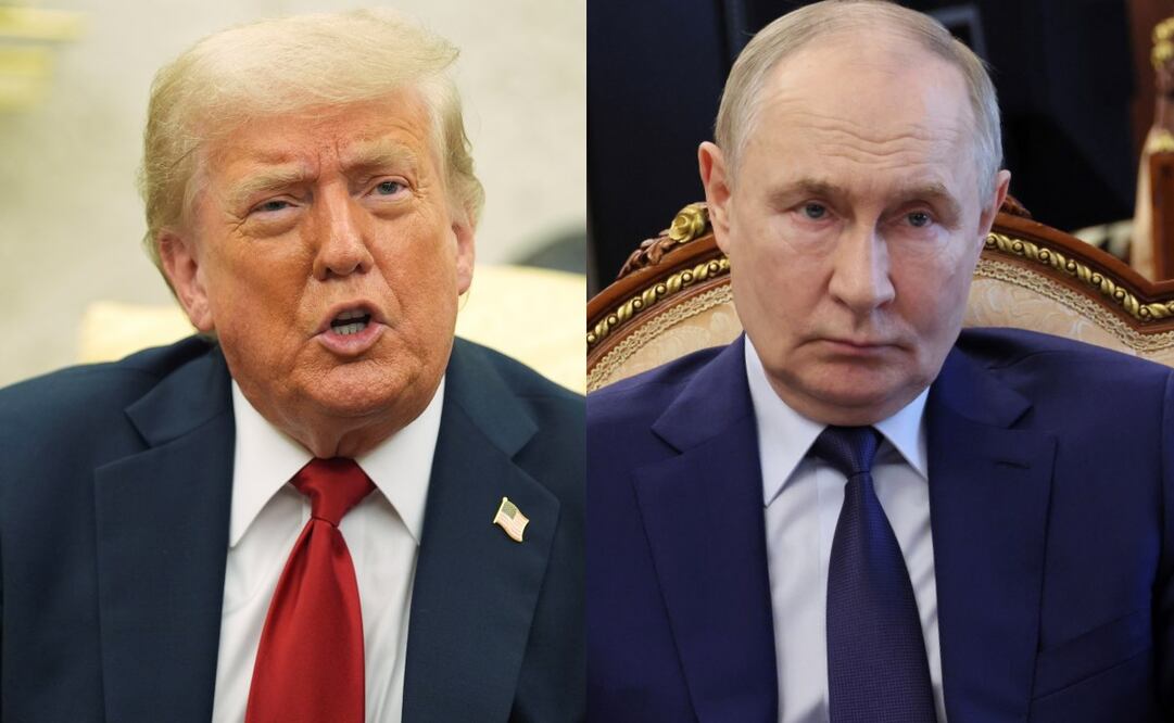 Donald Trump, presidente de Estados Unidos, y Vladímir Putin, presidente de Rusia. Foto: Archivo/AP