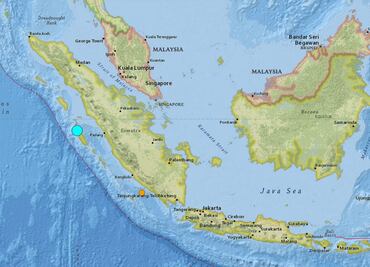Terremoto magnitud 7.3 azota isla de Sumatra, en Indonesia