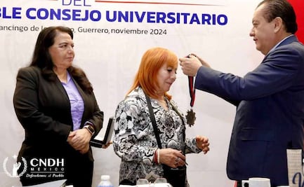 Universidad Autónoma de Guerrero entrega doctor Honoris a Rosario Ibarra de la Garza; premio post morten fue recibido por su hija