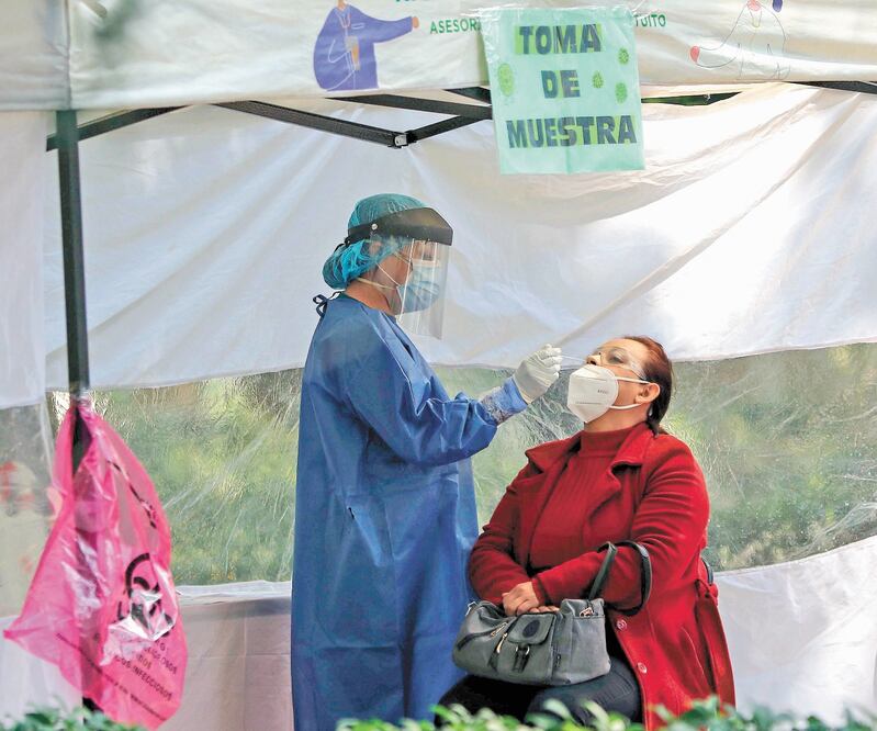 Con la aplicación de pruebas, la positividad es de 28%. Foto: ARCHIVO EL UNIVERSAL