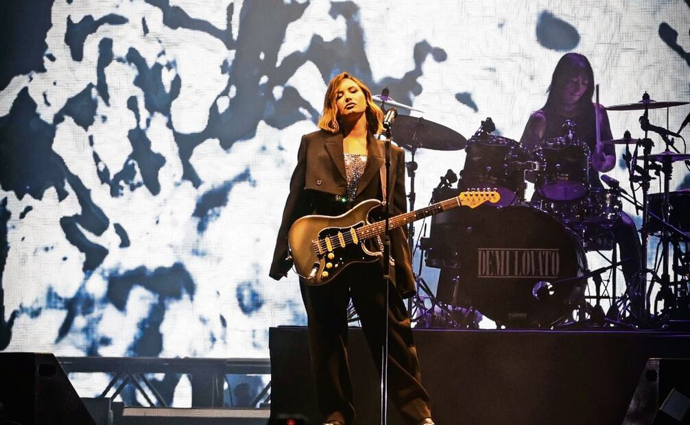 Demi Lovato regresó a México tras
siete años de ausencia. Foto: Gabriel Pano / EL UNIVERSAL