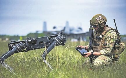 Perros robot “imparables”: otra arma contra migrantes