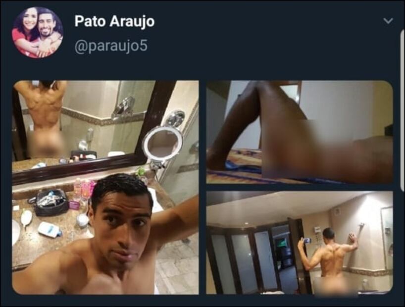 Hackean al 'Pato' Araujo y filtran sus fotos desnudo