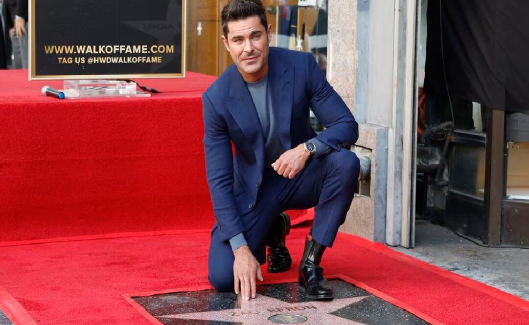 El actor recibió su estrella en el paseo de la fama de Hollywood. Foto: AP