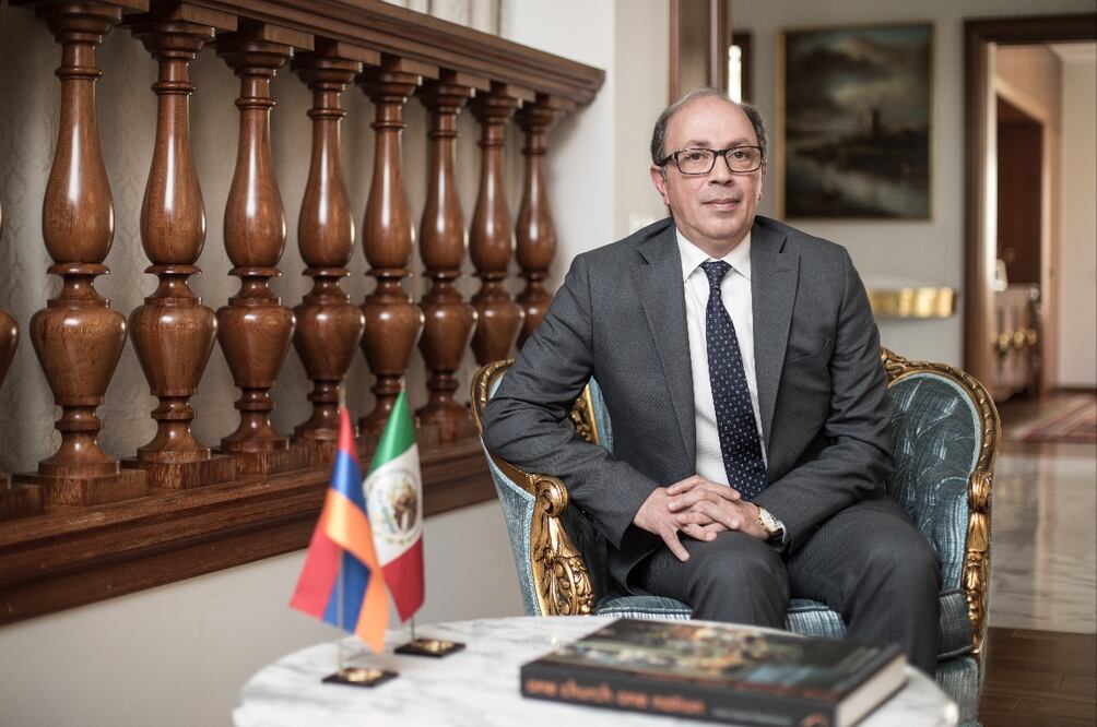 Ará Aivazian, Armenian Ambassador to Mexico – Photo: German Espinosa/EL UNIVERSAL