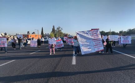 Vecinos de Tecámac bloquean la México-Pachuca por irregularidades en Real Firenze; avanzan hacia la caseta de Ojo de Agua