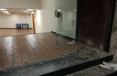 Daños menores en Cámara de Diputados