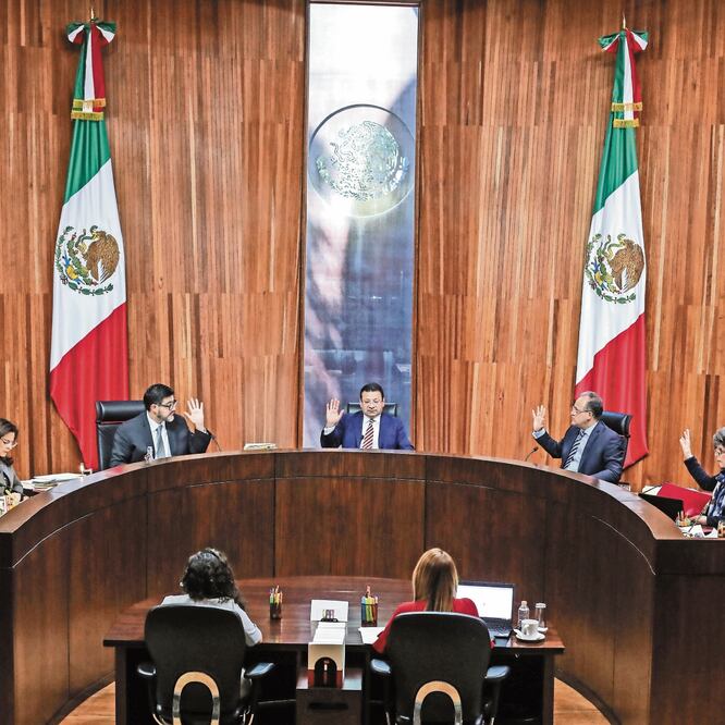 El TEPJF tuvo que utilizar el voto de calidad del magistrado presidente para determinar si la elección de Barbosa debía ser explicada por Morena. ARCHIVO EL UNIVERSAL