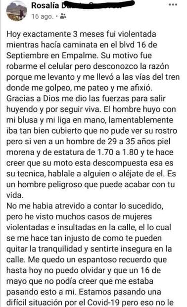 Condenan asesinato de estudiante en Empalme; ya había denunciado un ataque