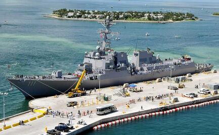 Así es el USS Spruance (DDG-111); buque enviado por EU para apoyar operaciones en la frontera sur 