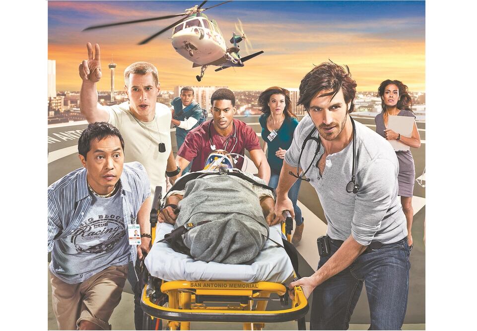 La serie, que llega hoy al canal Sony, transcurre en el turno nocturno de un hospital de traumatología. Foto: SONY CHANNEL