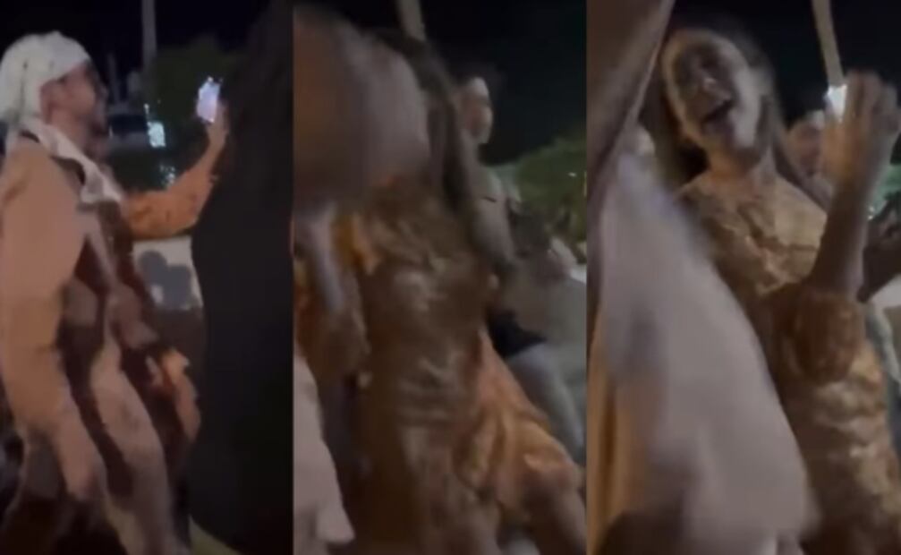 Bad Bunny lanzó el teléfono de una de sus fans. Foto: Captura de pantalla