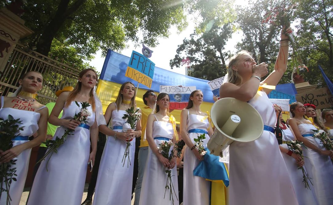 Ucranianas que viven en México. Foto: Archivo/ El Universal