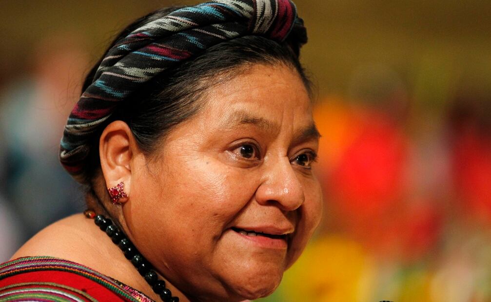 Rigoberta Menchú, primera mujer indígena en recibir el Premio Nobel de la Paz. Foto: Archivo/ EL UNIVERSAL