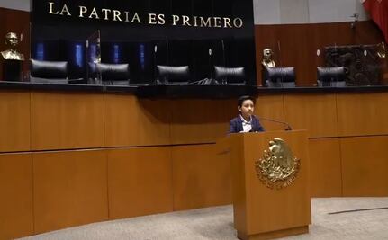 Visita el Senado ganador de Competencia Internacional de Matemáticas