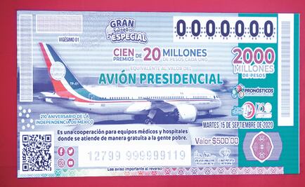 Pemex and the workers’ union promote the presidential plane raffle and gift lottery tickets