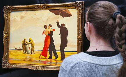 Obra de Banksy inspirada en Jack Vettriano saldrá a subasta por hasta 5millones de libras