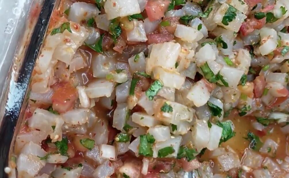 Salsa de cueritos. Foto: Tiktok