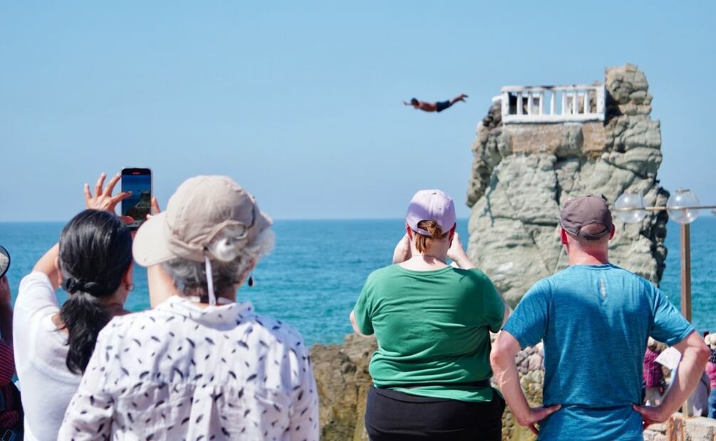 Cruceristas en Mazatlán. Foto: Especial