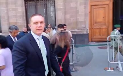 Adrián Rubalcava llega a Palacio Nacional; tiene expectativa de sumarse al equipo de Sheinbaum