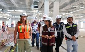 Mara Lezama supervisa nuevo Hospital General de Chetumal; obra avanza con apoyo de IMSS-Bienestar