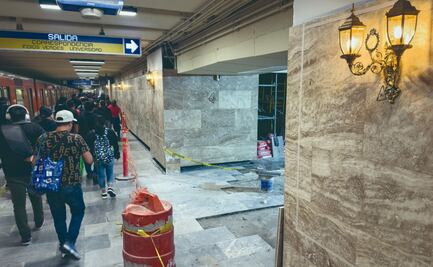 Instalan lámparas decorativas en la estación Hidalgo de la Línea 2 del Metro