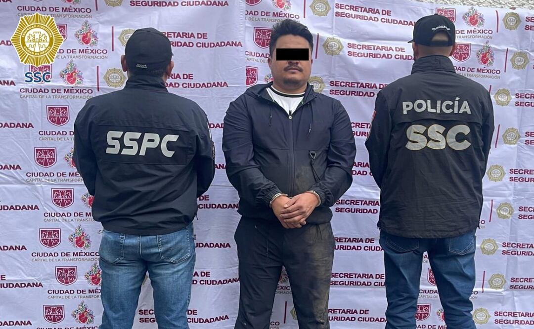 Detienen a presunto integrante de la Unión Tepito; contaba con orden de aprehensión. Foto: Especial