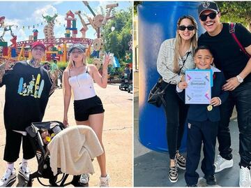 Exparejas se juntan por sus hijos: Santa Fe Klan con Maya Nazor y Eduin Caz con Daisy Anahy