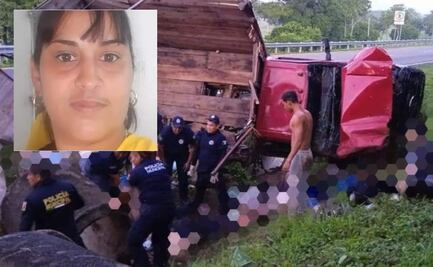 Mujer fallecida en accidente de camión de redilas en Chiapas buscaba reencontrarse con su esposo