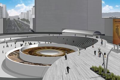 Planean anfiteatro en Glorieta de Insurgentes