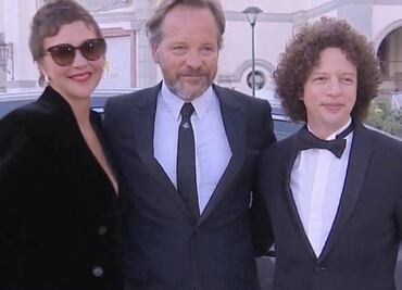 Michel Franco, en la alfombra roja de Venecia previo al anuncio de los ganadores del festival