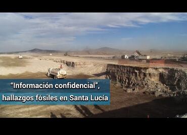 En secreto, hallazgos fósiles y arqueológicos de Santa Lucía