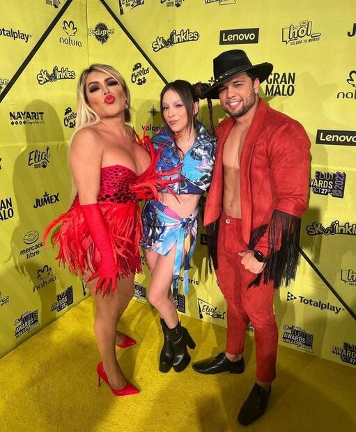 Wendy Guevara en los premios Eliot. Foto: Instagram @soywendyguevaraoficial