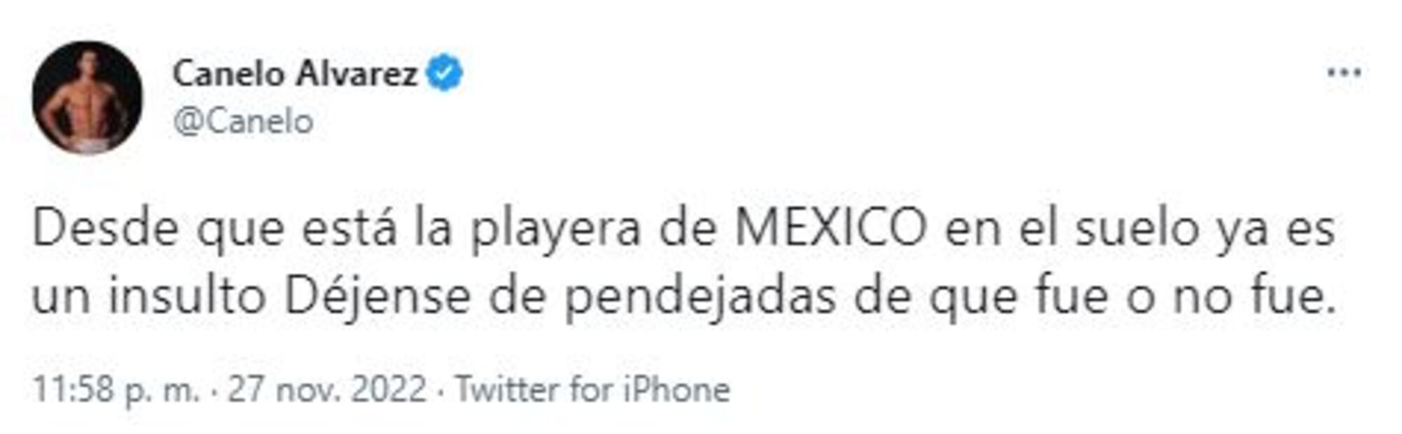 Canelo Álvarez insiste en el tema de Messi: "Déjense de pen..."