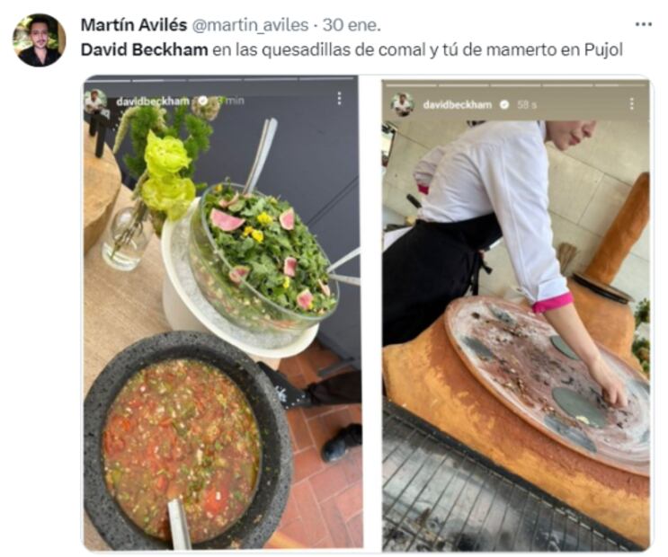 David Beckham es víctima de los memes por su visita a la CDMX