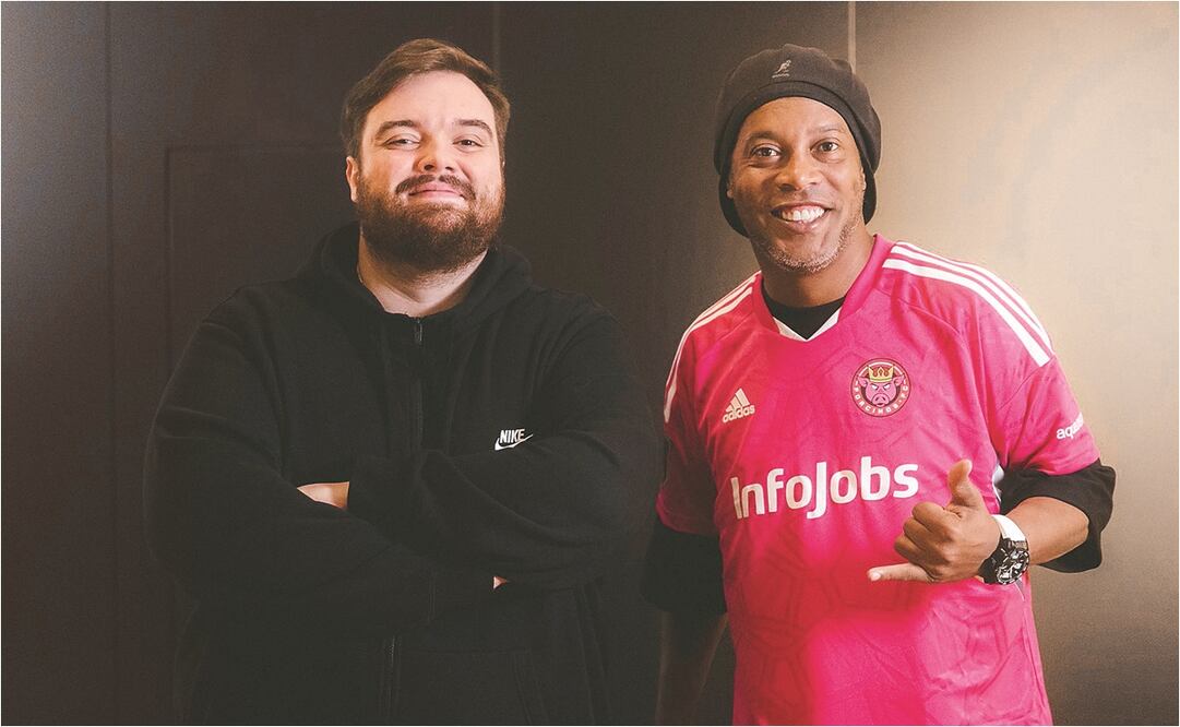 FOTO: ESPECIAL - Ronaldinho en su paso por la Kings League