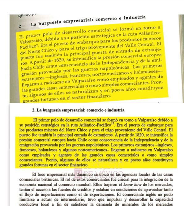 Para su doctorado en El Colmex, Núñez plagió el libro La revolución empresarial chilena, de la socióloga Cecilia Montero. Foto: ESPECIAL