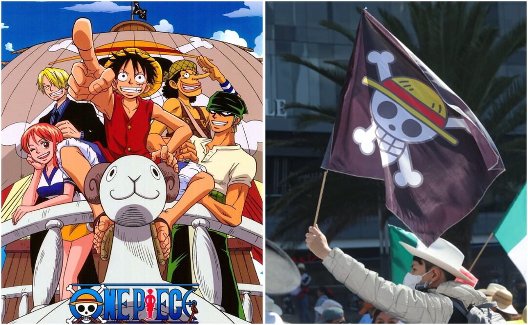 ¿De qué trata One Piece, el anime cuya bandera formó parte en marcha de la Generación Z?. Foto: Gabriel Pano EL UNIVERSAL