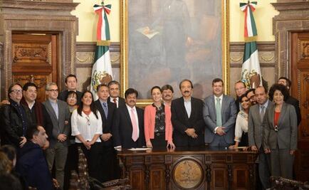 Claudia Sheinbaum y José Ramón Amieva instalan primer Cabildo de la CDMX