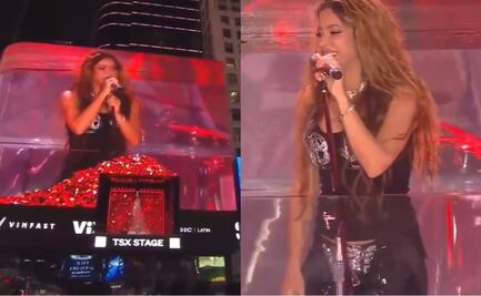 Shakira deslumbra en Times Square con su showcase de "Las mujeres ya no lloran"