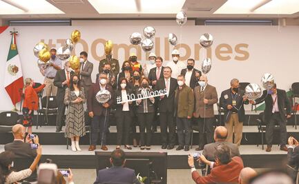 Festejan los 100 millones de dosis