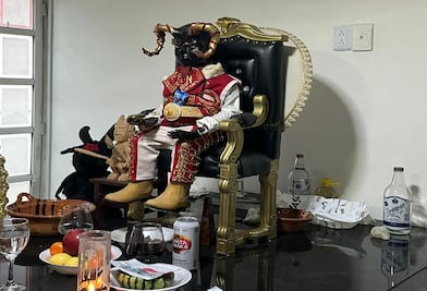 Hallan nuevo altar satánico en la CDMX, ahora en la Gustavo A. Madero; diablos estaban vestidos de charro