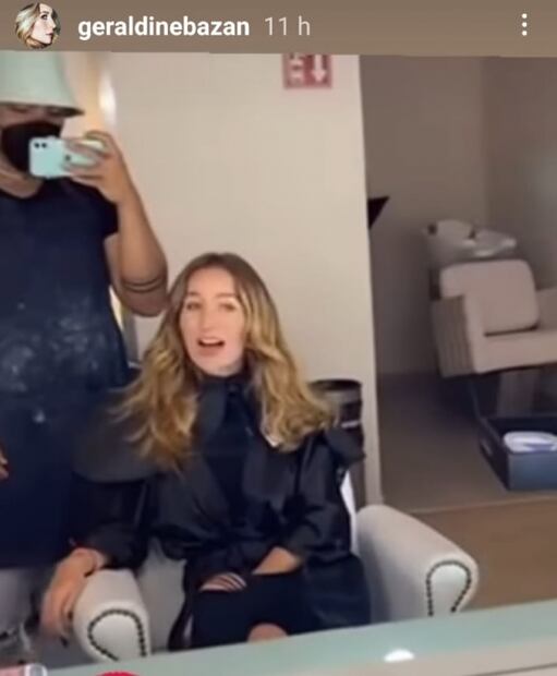 El perfecto nuevo tono de pelo de Geraldine Bazán