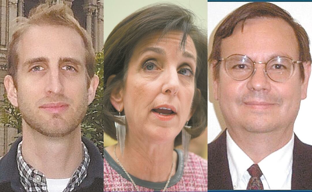 De izquierda a derecha: Brian Phillips, Roberta Jacobson y Bernardo Méndez