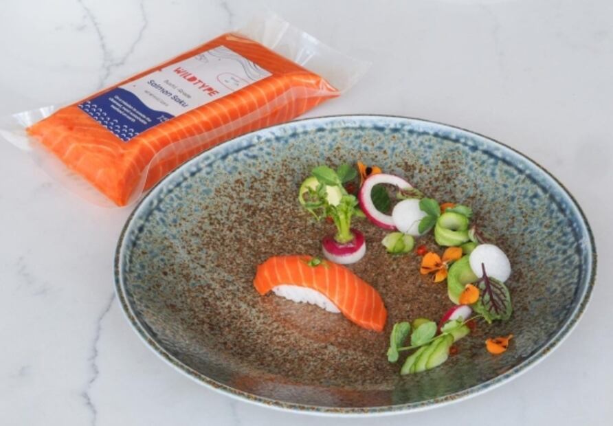 Este sushi es elaborado con pescado cultivado en un laboratorio
